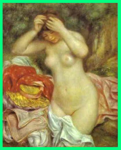 Укладка волос после купания. 1893